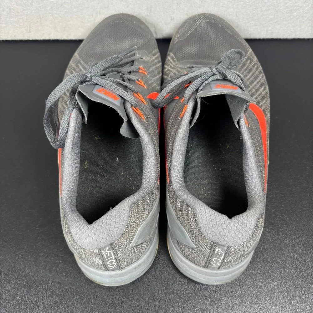 Nike Mens Metcon 3 Training Shoes Gray Orange 852928-007 Mens 10.5 Crossfit